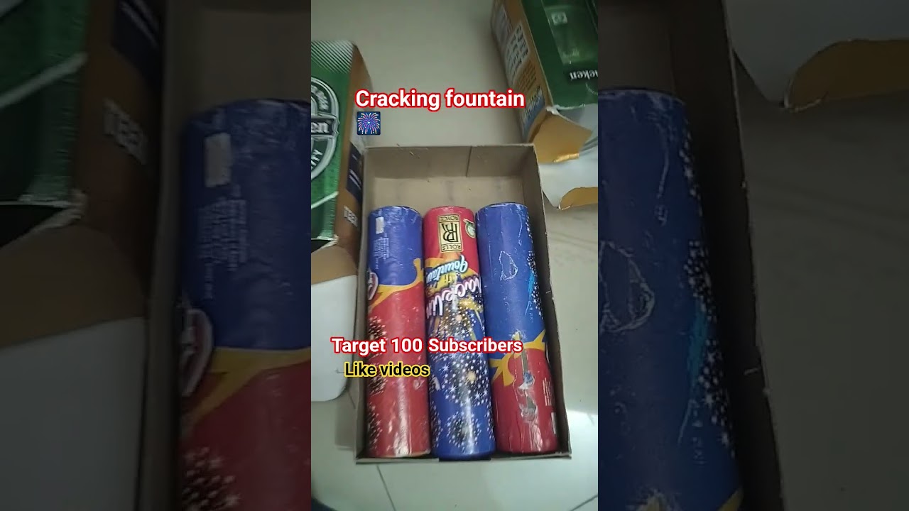 crackling fountain ⛲2025diwali stash ❤️#youtubeshorts #@CrazyXYZ  #@MRINDIANHACKER  #@cloudbeats1001