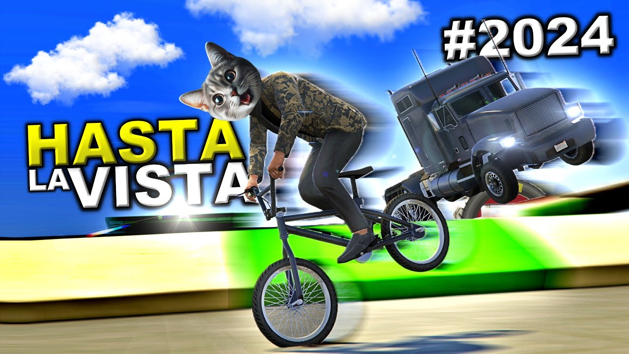 GTA 5 ONLINE Po Polsku💥ROWERZYŚCI w CHMURACH - HASTA LA VISTA #2024