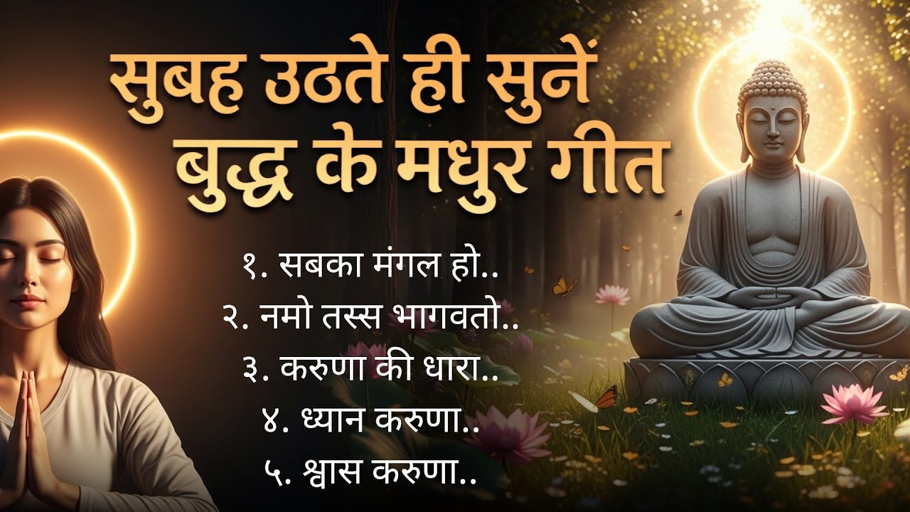 ✨बुद्ध ध्यान संगीत |सुबह की शुरुआत शांति और ऊर्जा 