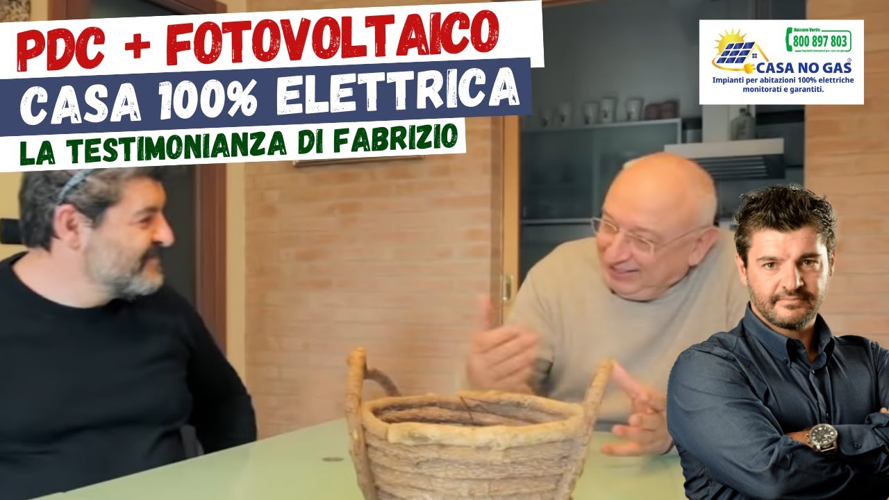 La testimonianza di Fabrizio, pompa di calore e fotovoltaico
