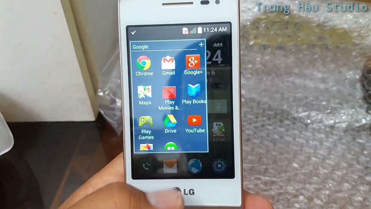 Mở hộp và Review điện thoại nắp gập LG Wine Smart chạy Android của shop Phone Mai trên Shopee bán