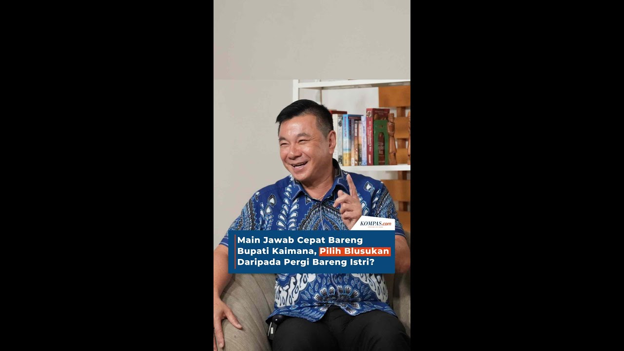 Main Jawab Cepat Bareng Bupati Kaimana, Lebih Milih Blusukan daripada Temani Istri Belanja?