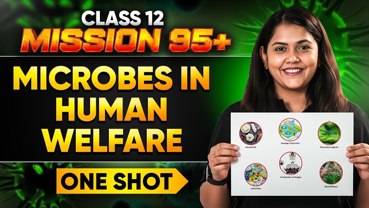 Class 12 Biology | Microbes in Human Welfare | Shipra mam Mission 95+ #class12 #infinitylearn
