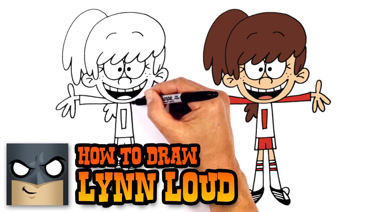 How to Draw Lynn Loud | The Loud House