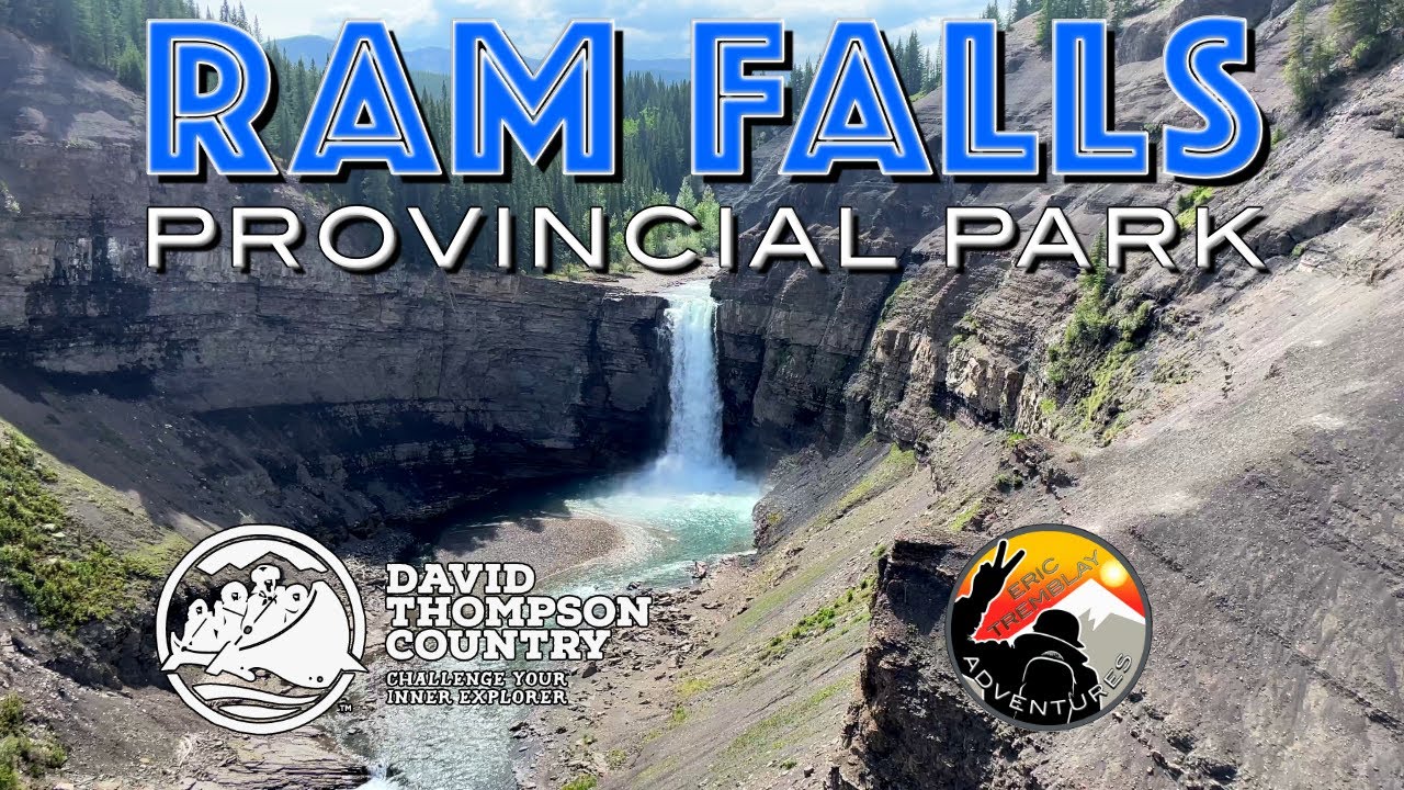 A Tour of Ram Falls Provincial Park in David Thompson Country, Alberta, Canada