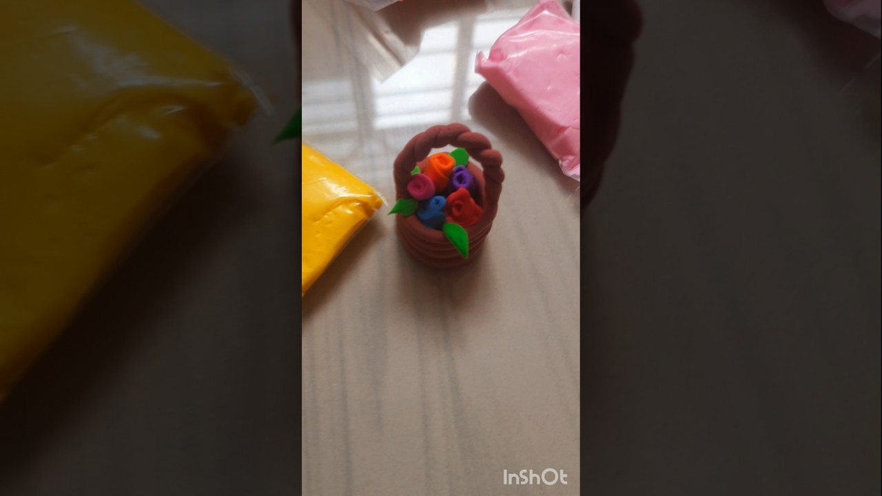 How to make clay flower pot 🪴