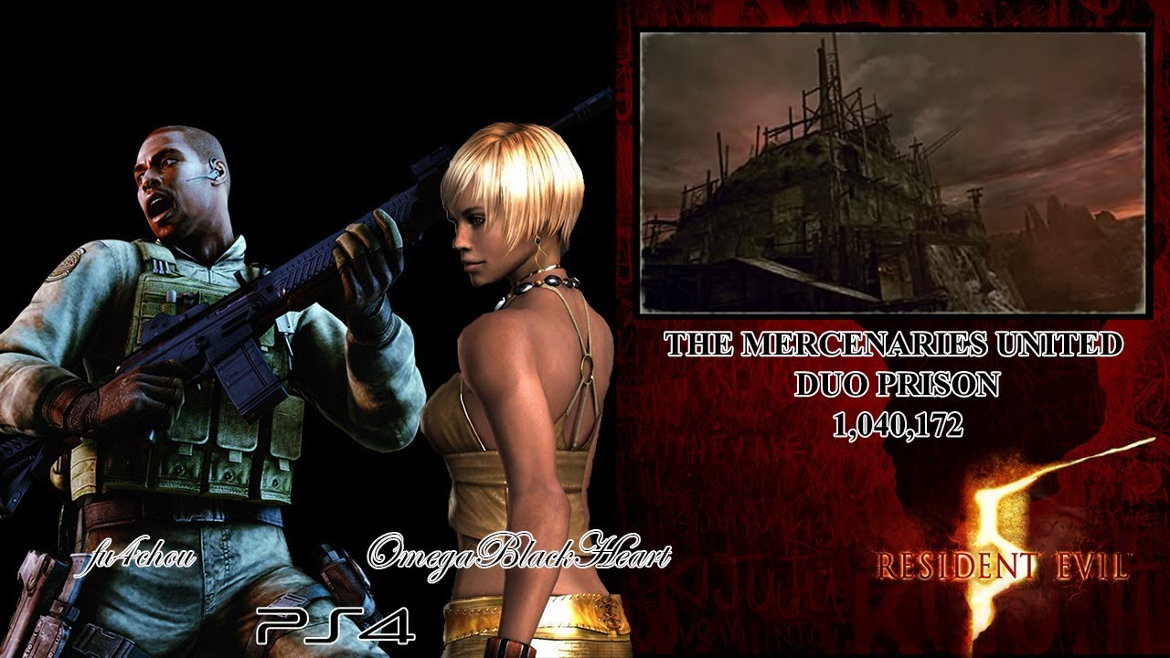 Resident Evil 5: Mercenaries United Duo- Clubbin Sheva and Josh Prison 1,040,172