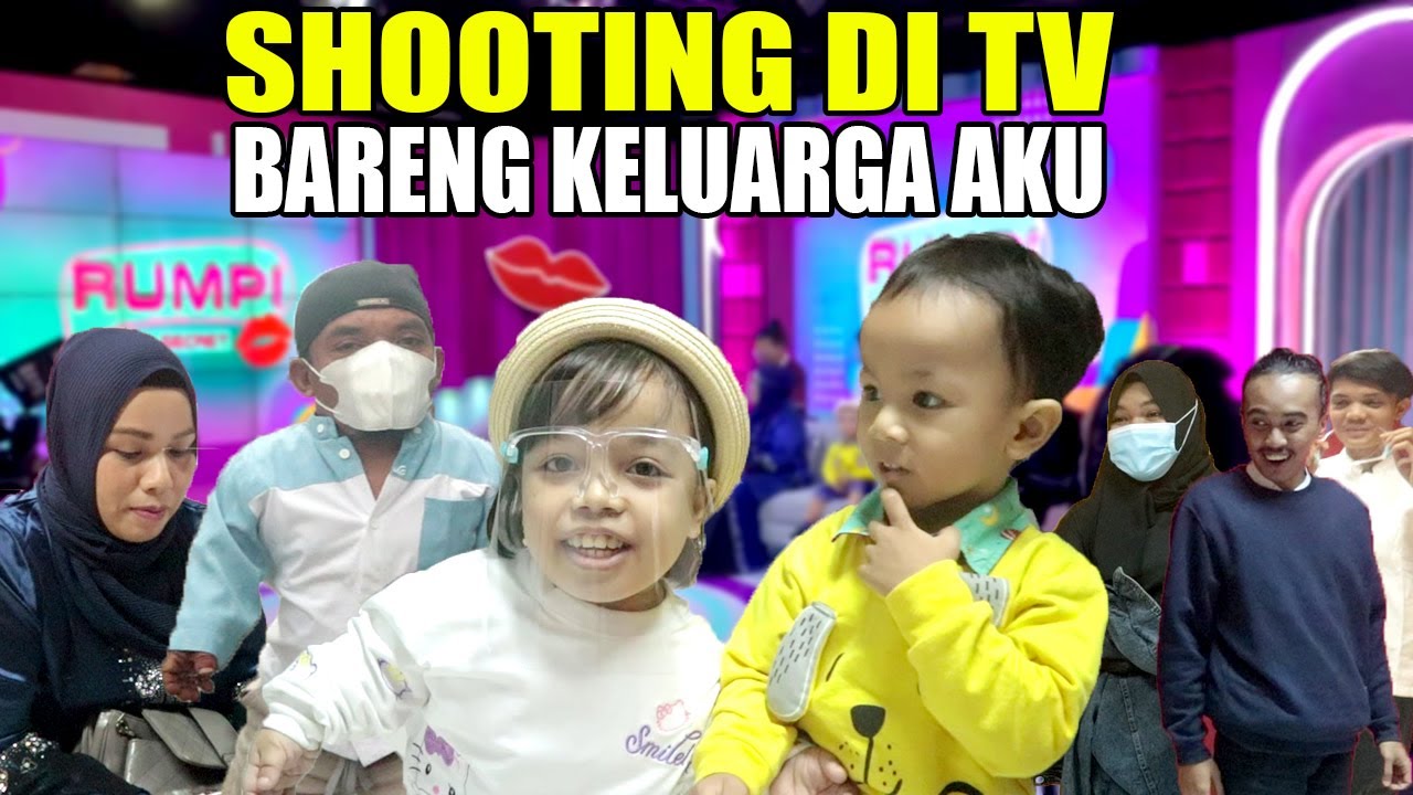 PERTAMA KALI AKU DIAJAKIN SHOOTING DI TV SAMA PAPAH AKU !!! DEGDEGAN BANGETT !!