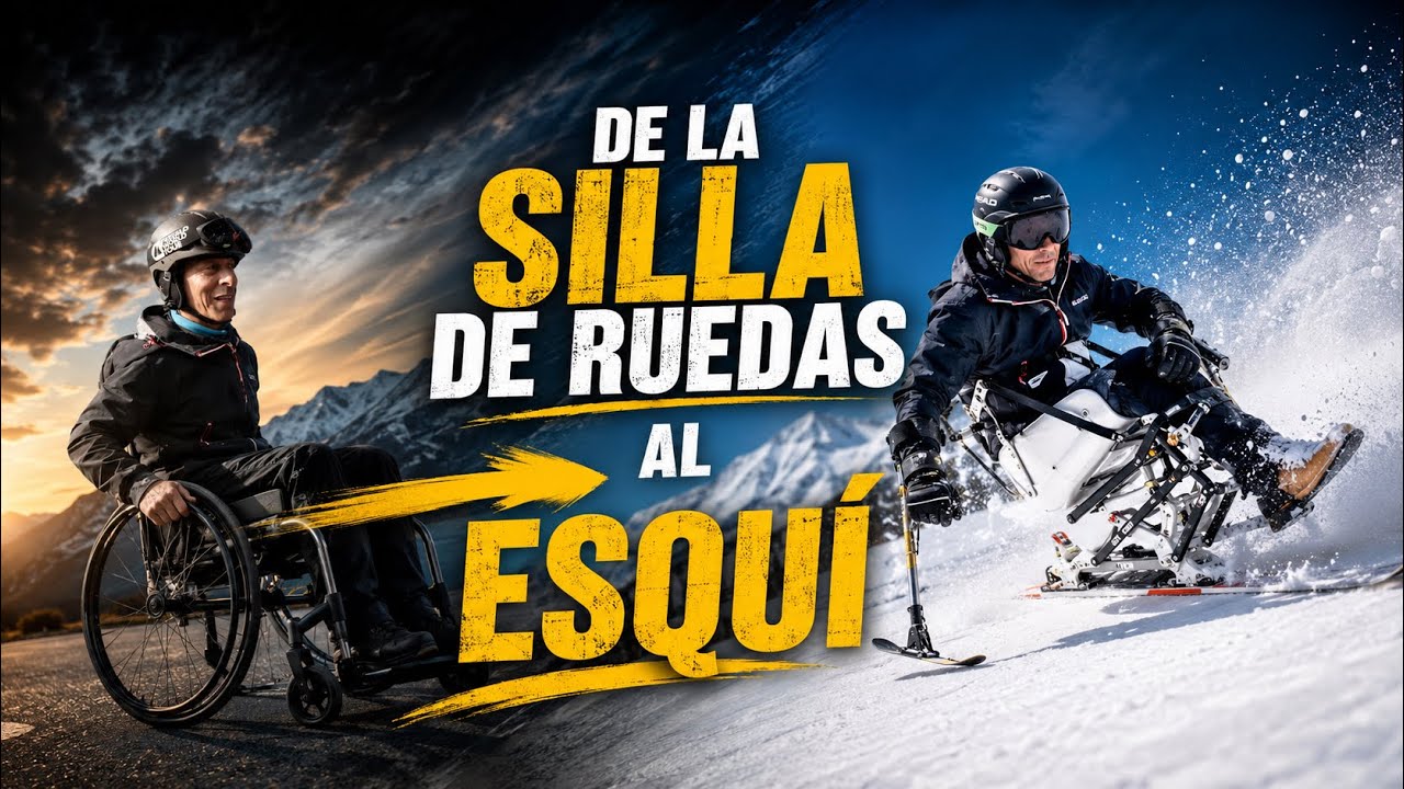 RESILIENTES - Germán Vega⚡La SILLA DE RUEDAS no le impidió ESQUIAR ⛷️