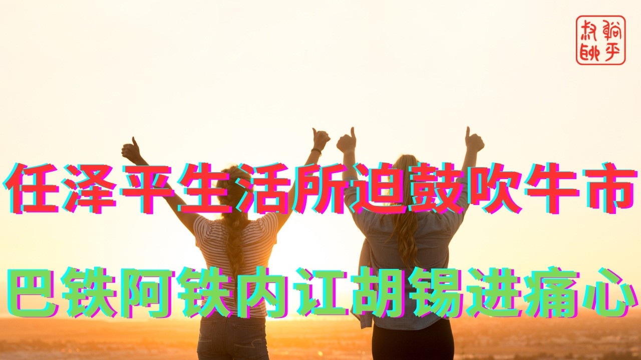 任泽平生活所迫鼓吹牛市||巴铁阿铁内讧胡锡进痛心