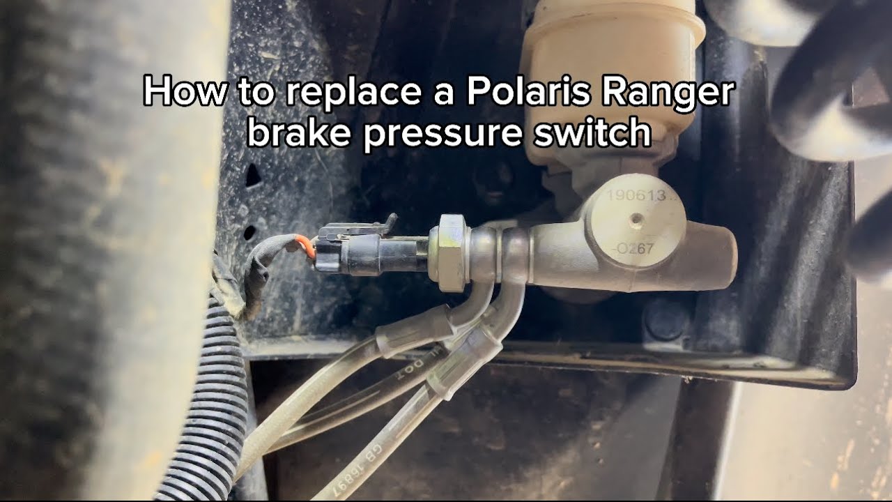 How to replace a 2021 Polaris Ranger 1000 Brake Pressure Switch