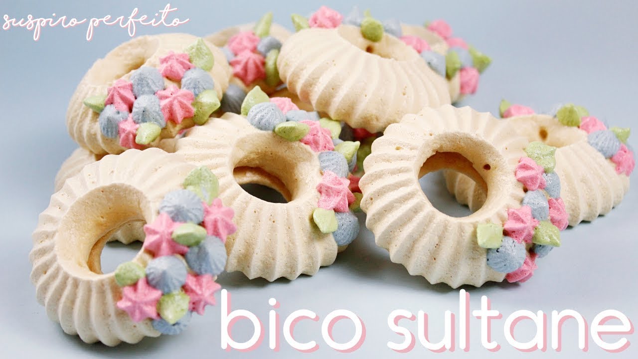 SUSPIRO PERFEITO PARA BICO SULTANE 795/796 | SULTANE NOZZLE MERINGUE COOKIES • Petit Gatô