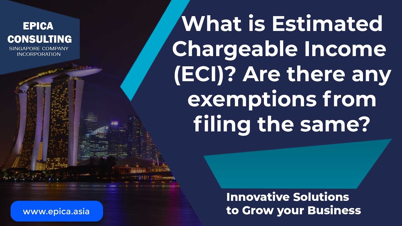What is ECI and its purpose? Are there any exemptions from Filing Estimated Chargeable Income (ECI)?