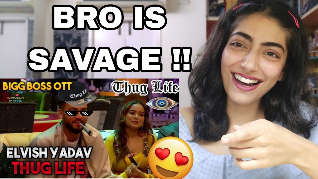 Elvish Yadav Bigg Boss Thug Life Reaction| Elvish Yadav Roasting Bigg Boss Contestants