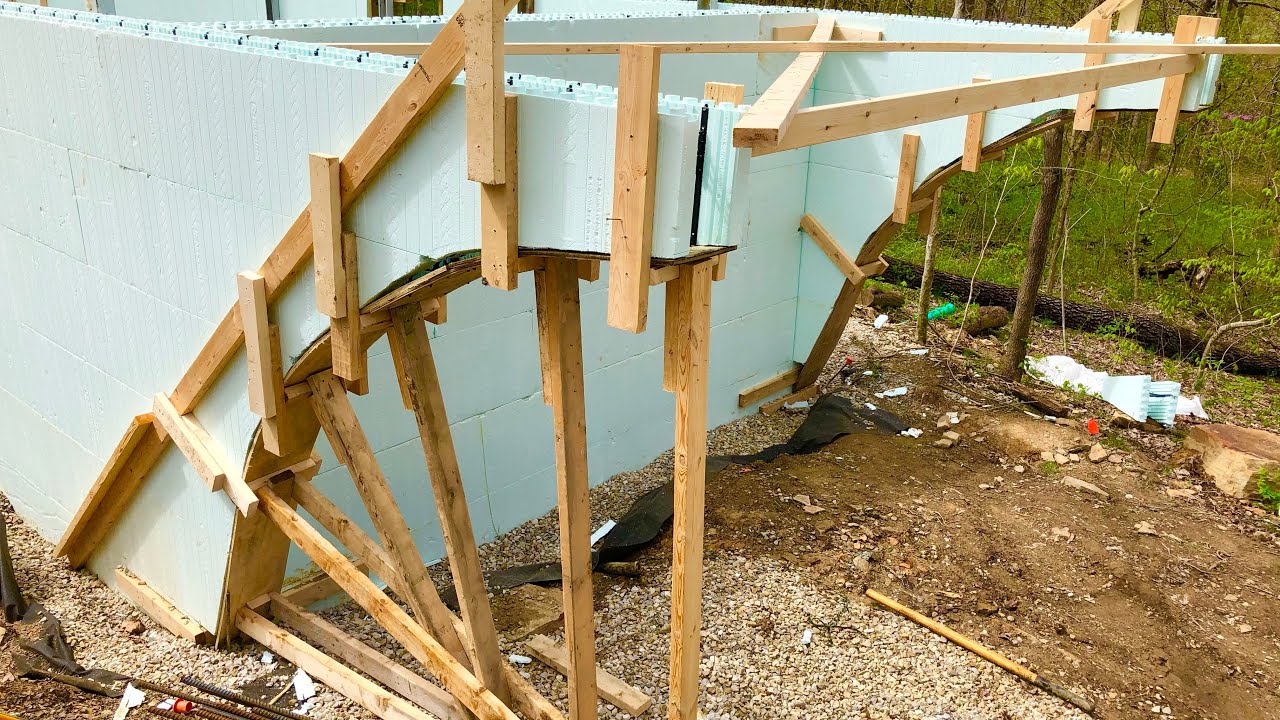 Forming Concrete Paddle Wheel Support - ICF Steamboat Cabin Q & A