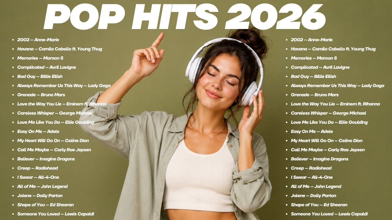 Spotify Pop Hits 2026 Top 20  ♫ Lady Gaga, Bruno Mars, Ed Sheeran, Billie Eilish,   | Best Playlist