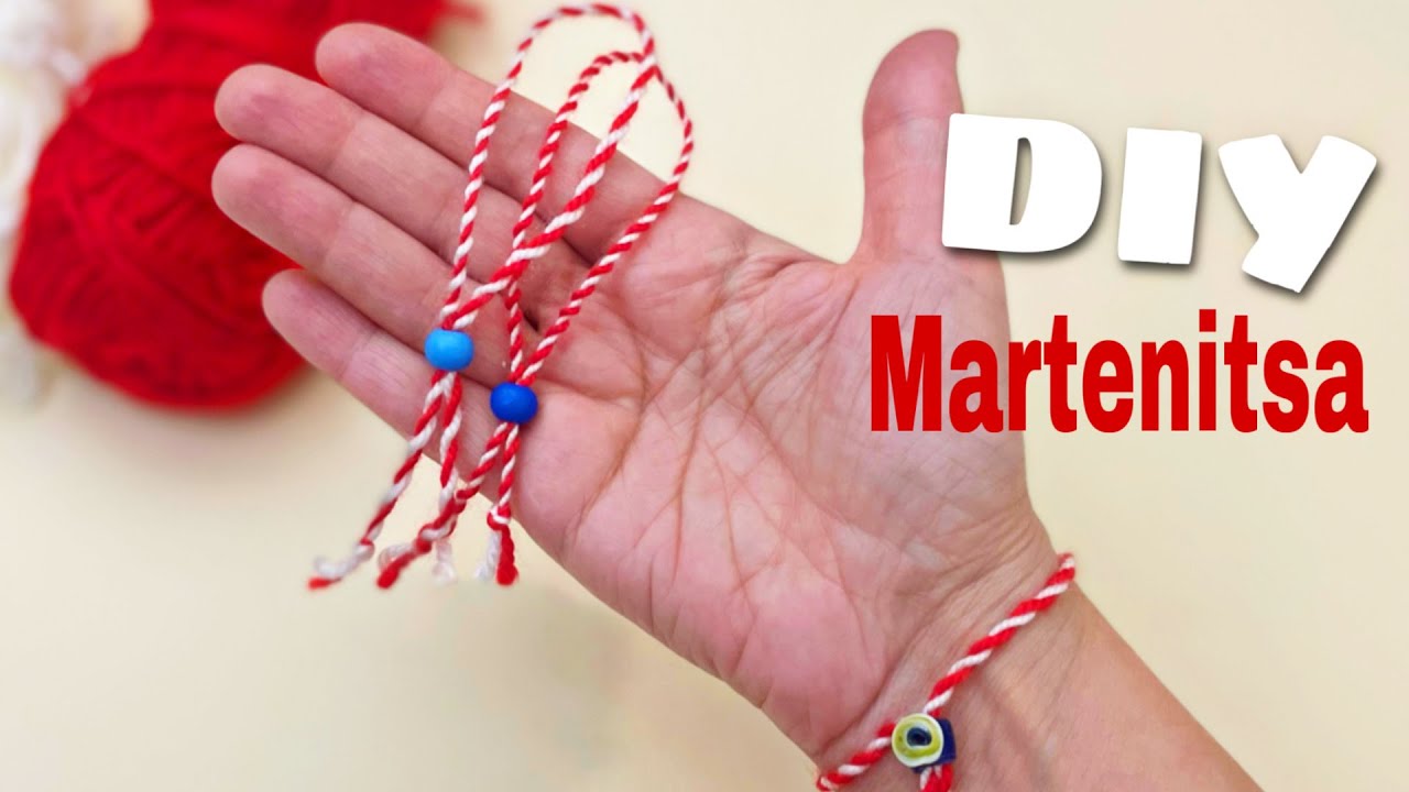 DİLEK BİLEKLİĞİ Marteni&ccedil;ka Nasıl Yapılır? How to Make MARTENITSA Wish Bracelet 488