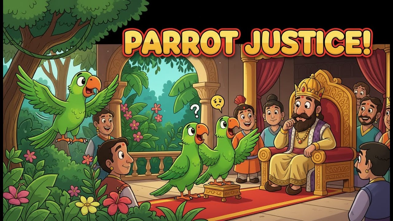 Parrot Justice | 2d Cartoon | Animation Story | Bangla Cartoon Stories | Janojana Cartoon | Story