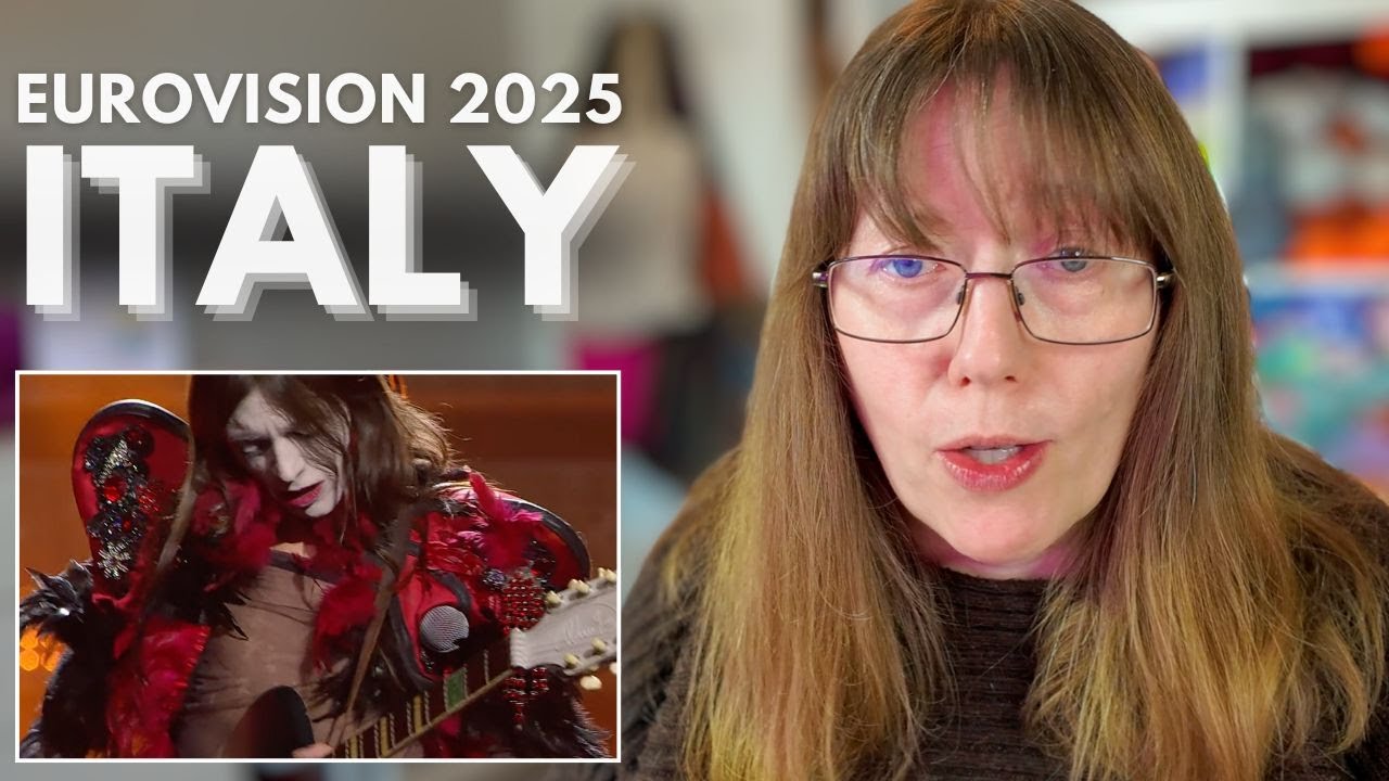 No mic stand?! Vocal Coach Reacts to Lucio Corsi 'Volevo Essere Un Duro' Italy Eurovision 2025