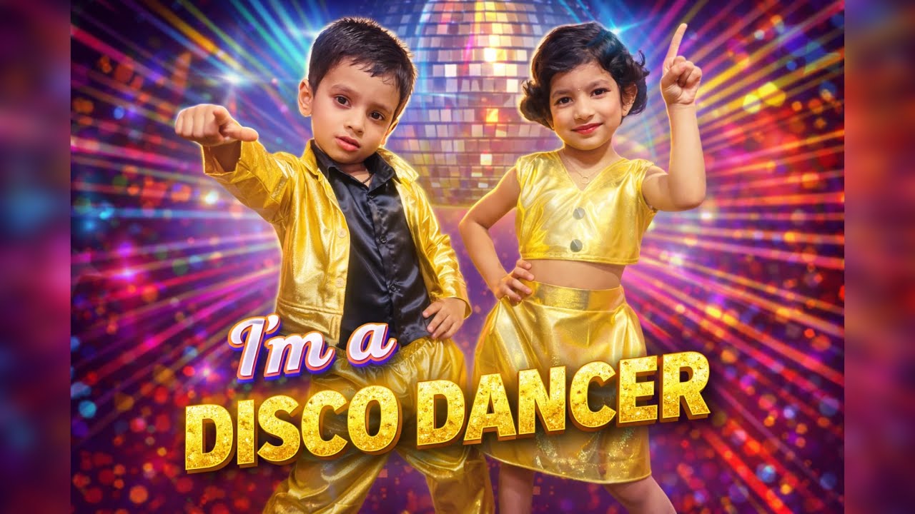 I’m a Disco Dancer 🕺💃 | Cute Kids Dance Performance 😍