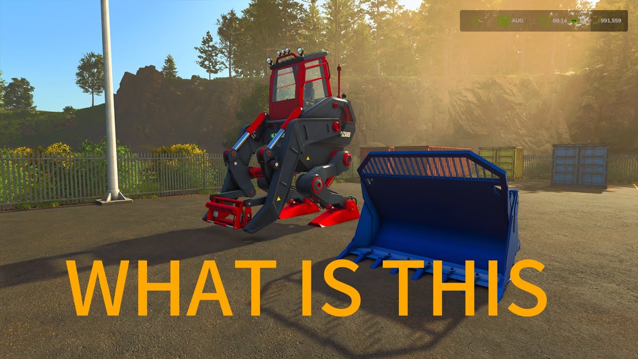 Look about with new mod, but what is it ?? (Farming simulator mod review) 