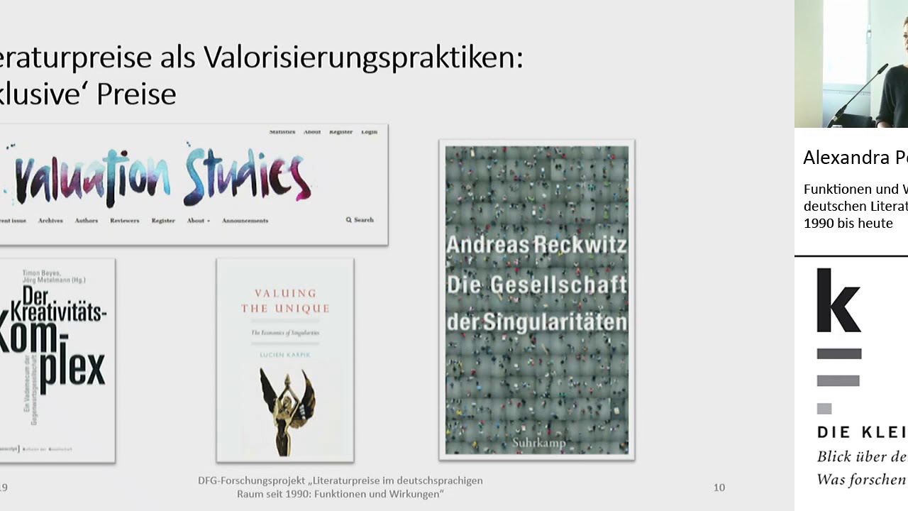 Funktionen und Wirkungen von deutschen Literaturpreisen 1990 bis heute