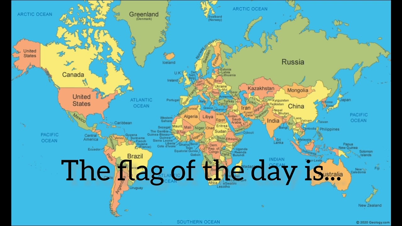 The flag of the day part 5 #shorts