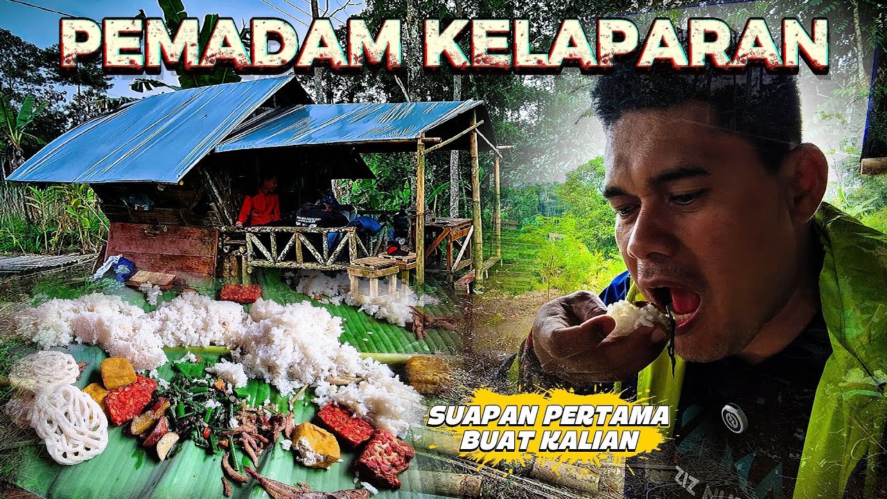 Pemadam Kelaparan !! Edisi Ngaliwet Di Saung Tengah Pegunungan Dengan Suasana Pemandangan Yang Indah