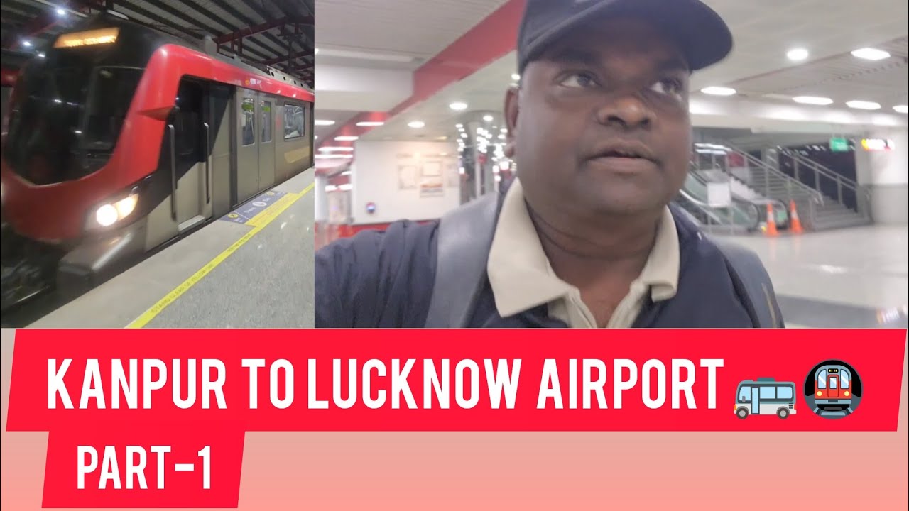 Kanpur Se Amousi Lucknow Airport Ka Safar | Metro + Bus 🚌🚇#newvlog #travel #journey #safer #enjoy 