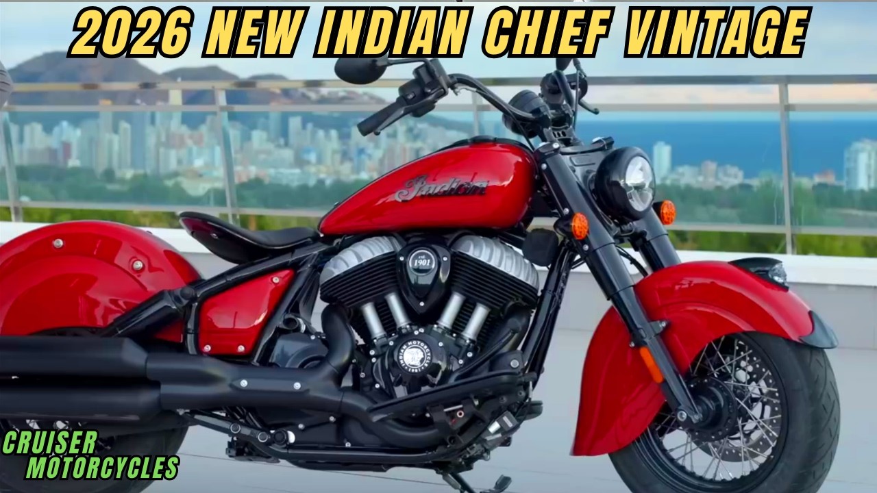 Компания INDIAN выпустила на волю настоящего монстра… Новый Chief Vintage 2026 — это просто зверь!