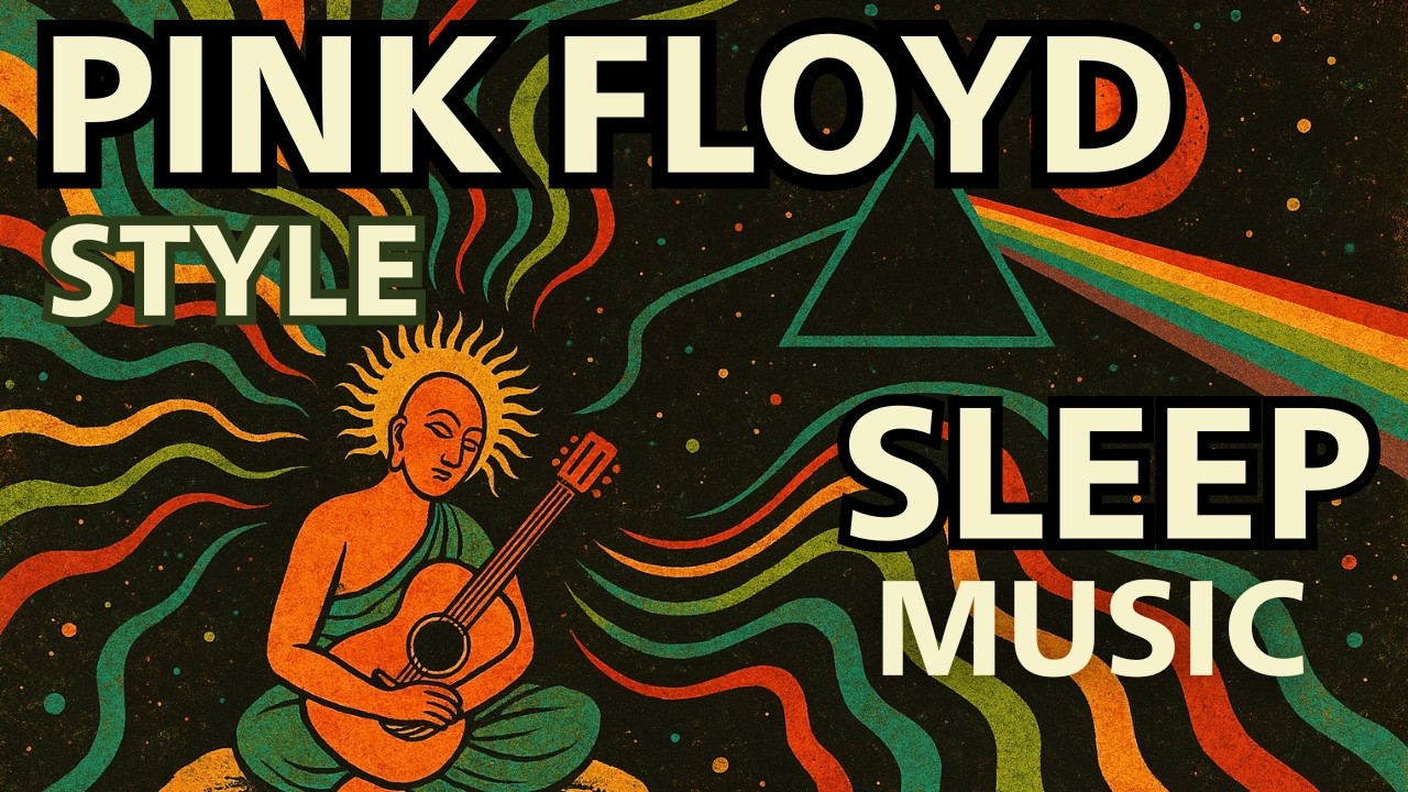 PINK FLOYD STYLE SLEEP MUSIC 🌒 Calm Instrumental Music for Deep Relaxation (no ads)
