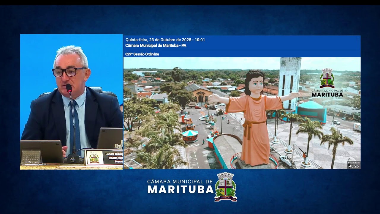 29ª SESSÃO ORDINÁRIA, DO DIA 23 DE OUTUBRO DE 2025.