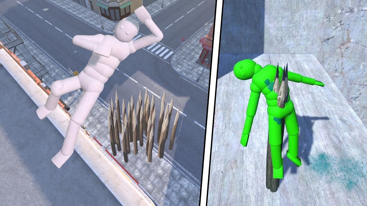 Euphoria NPC Ragdoll Physics Compilation | Most Brutal & Epic NPC Falls! Compilation #15