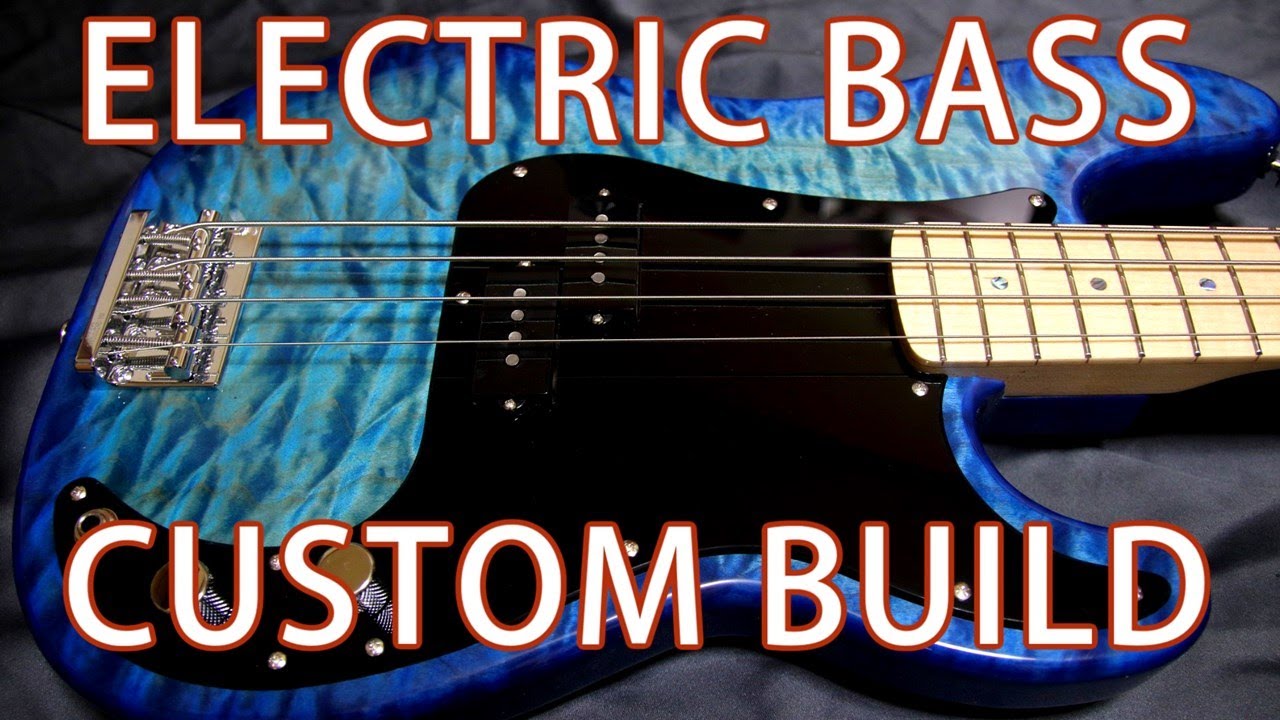 久しぶりにベースを作ってみた【Electric P-Bass Guitar Making】