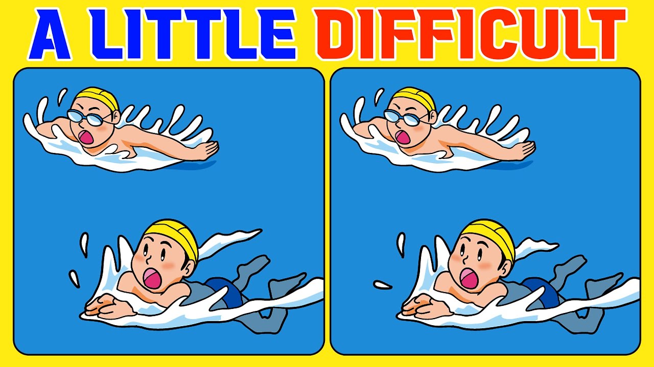 🧠🧩Spot the Difference | Brain Workout 《A Little Difficult》