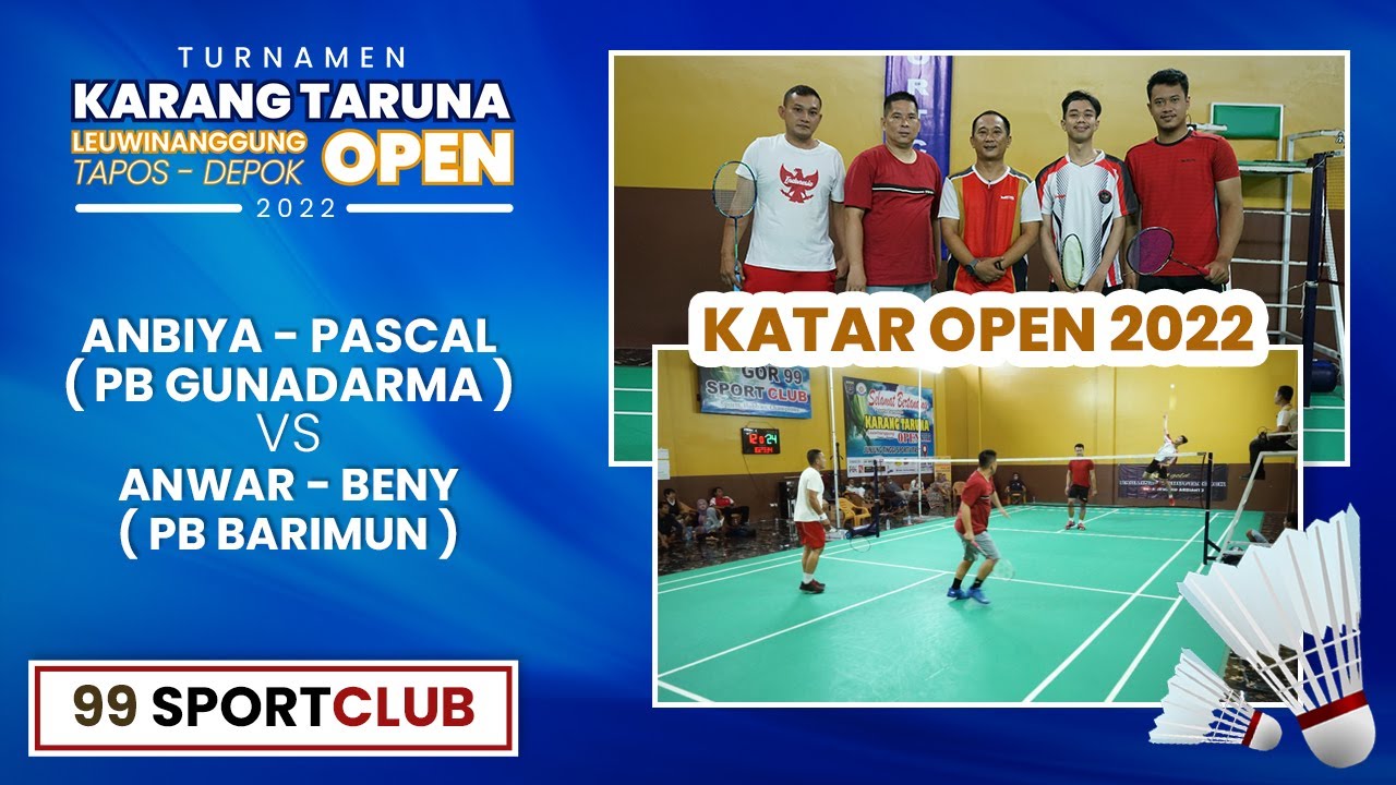 Jagoan PB Gunadarma | Katar Leuwinanggung Open 2022 (Anbiya-Pascal vs Anwar-Beny)