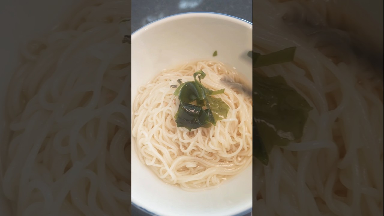 Easy cooking: Seaweed cold noodles 