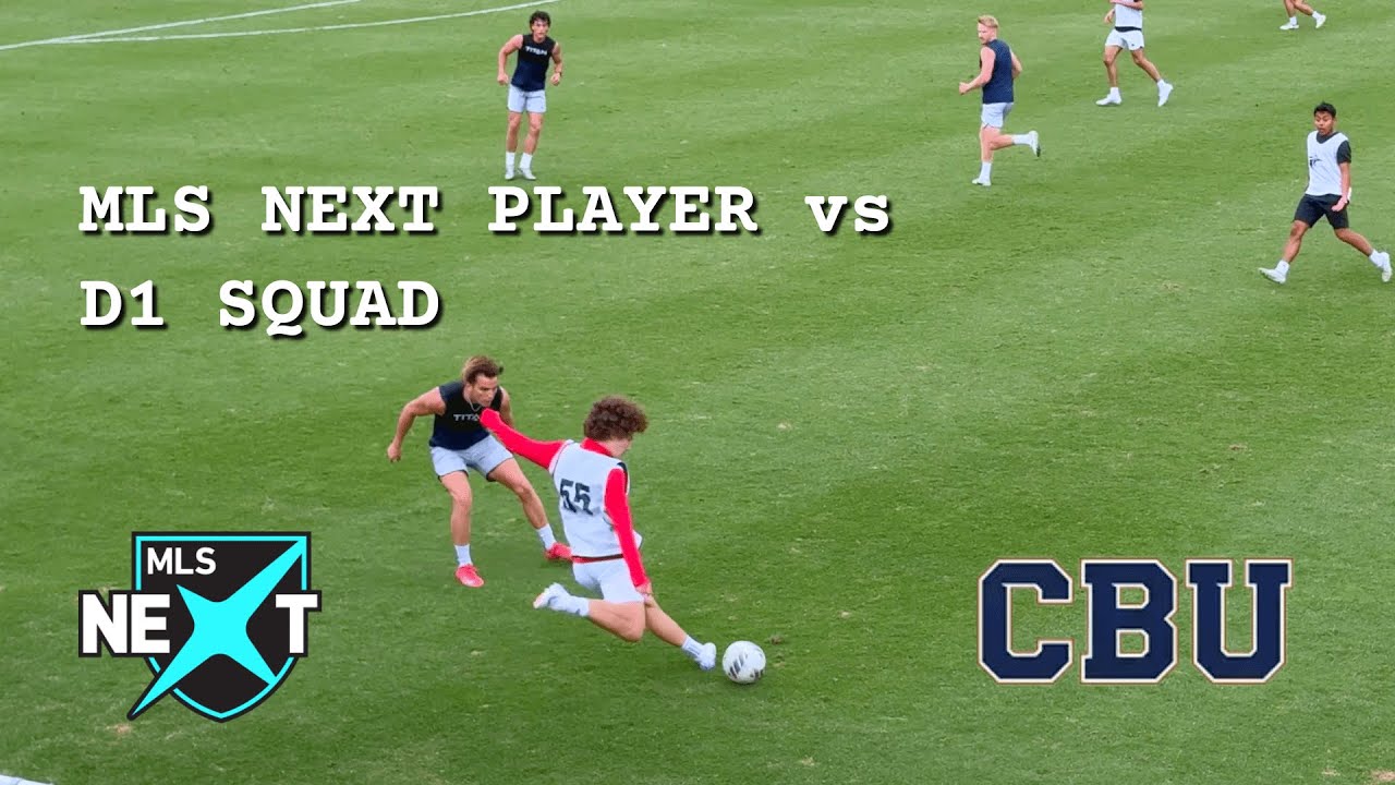 SHOWCASE MATCH VS D1 PLAYERS | MLS Next vs D1 Soccer Players