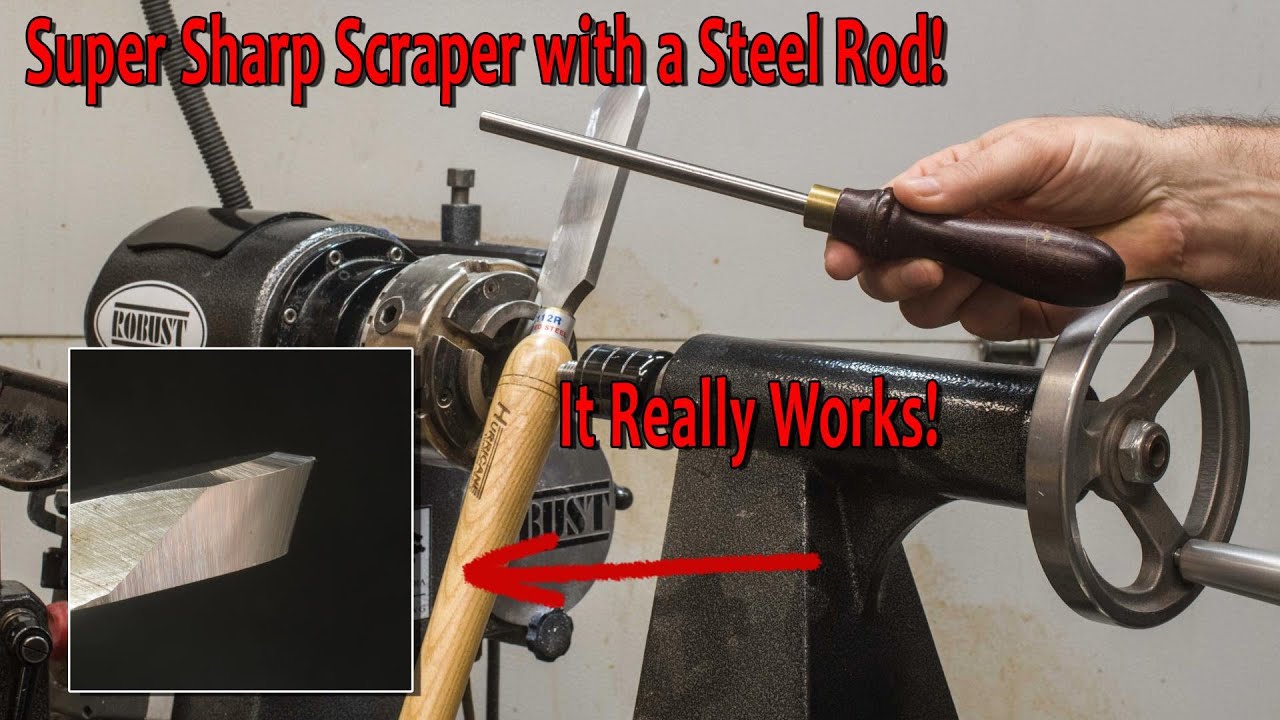 Woodturning: Sharpen and Burnish a Negative Rake Scraper