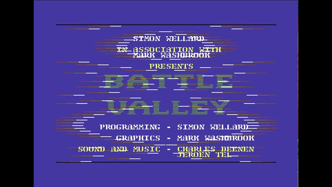 Battle Valley (C64) Title Music - DualSID 6581 & 8580