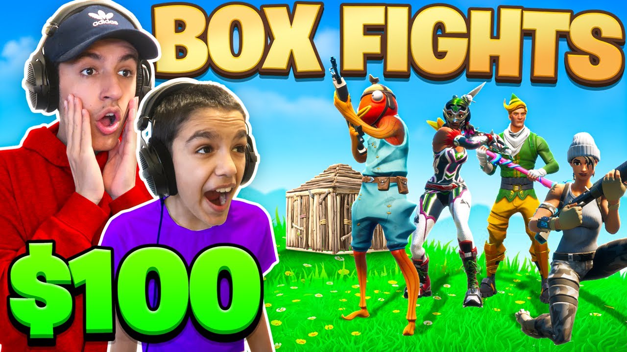 Brothers Host A 1v1 BOX FIGHT Tournament With Fans For $100 In Fortnite! (16 Players)