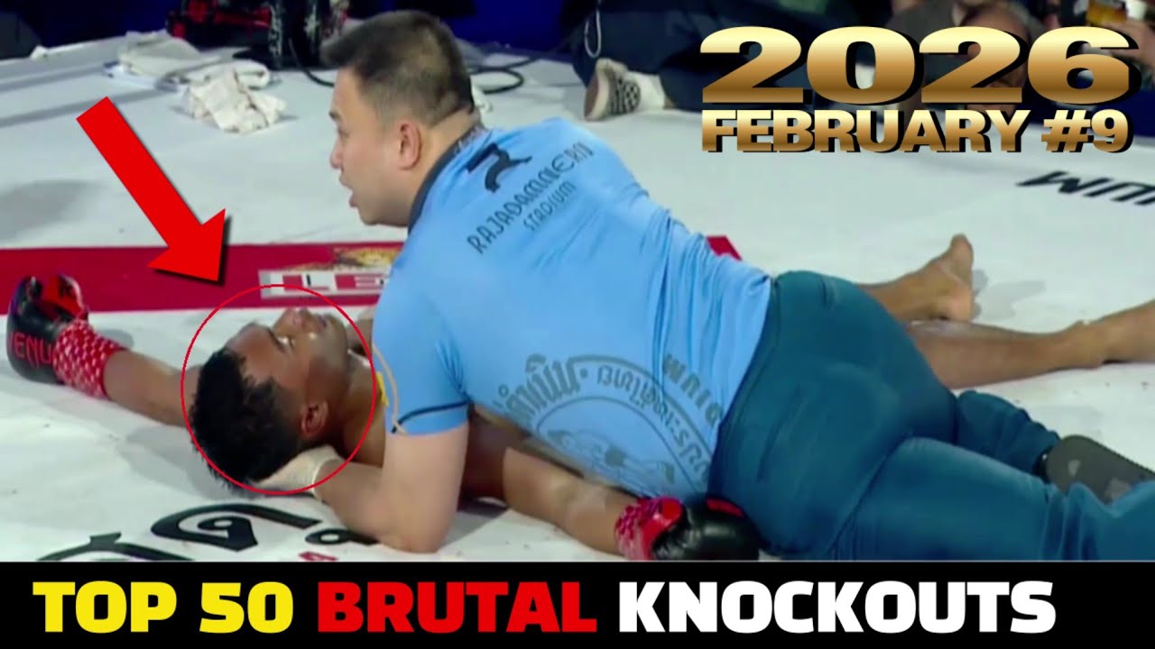 Top 50 MMA & Muay Thai&bull;Boxing Brutal KO集 | Февраль 2026 г. #9