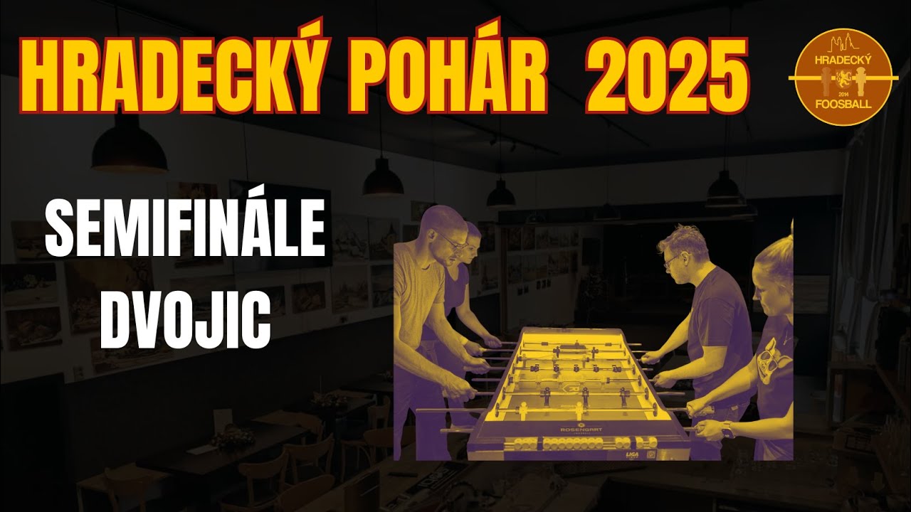 HRADECKÝ POHÁR 2025 - SEMIFINÁLE TURNAJE DVOJIC