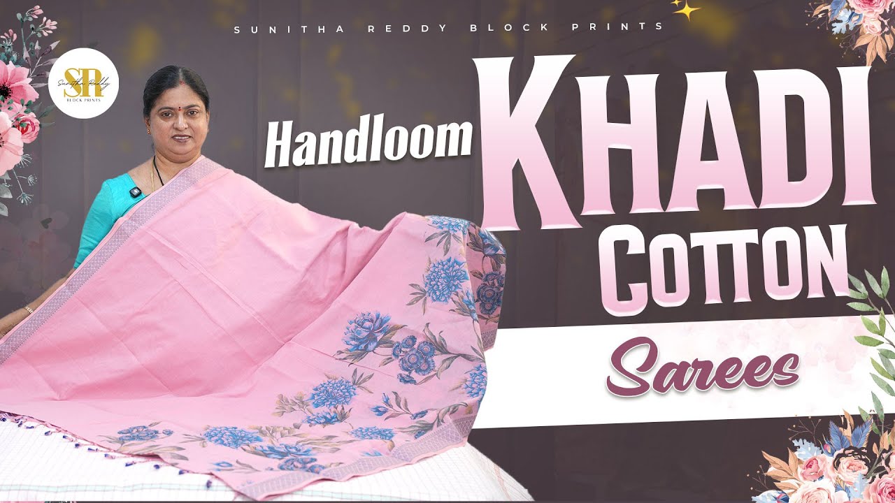 Latest Khadi Cotton Sarees | Handloom Elegance | Lightweight & Daily Wear Sarees | Jejis Vlogs