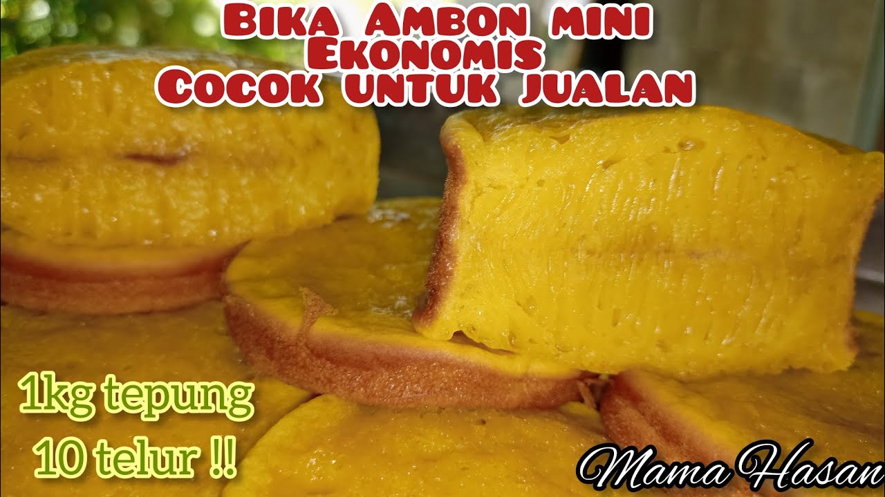 RESEP BIKA AMBON TAKARAN 1KG TEPUNG||CETAKAN YANG BAGUS DAN IDEAL @dapurmamahasan
