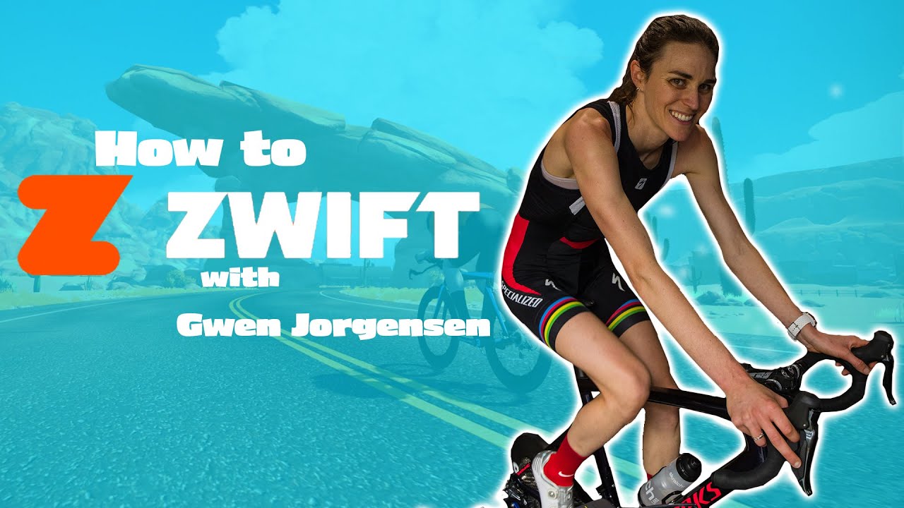 How to bike race on Zwift || with Gwen Jorgensen