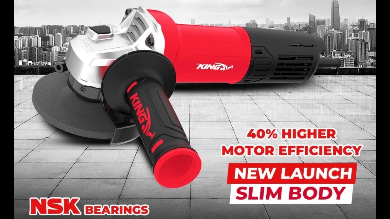 KP-311N | Slim Body Angle Grinder | 1 year warranty | Kingpowertools