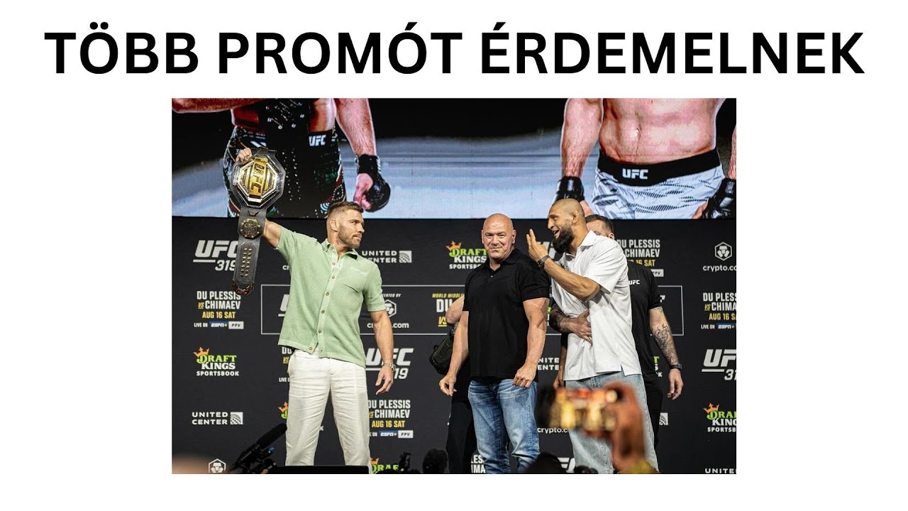UFC 319 Sajtótájékoztató (reakció)