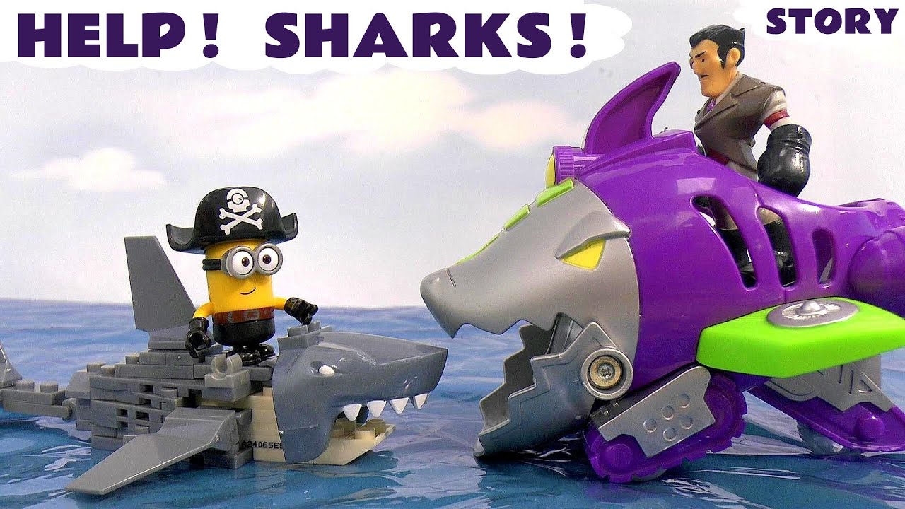 Funny Pirate Minions Shark Story