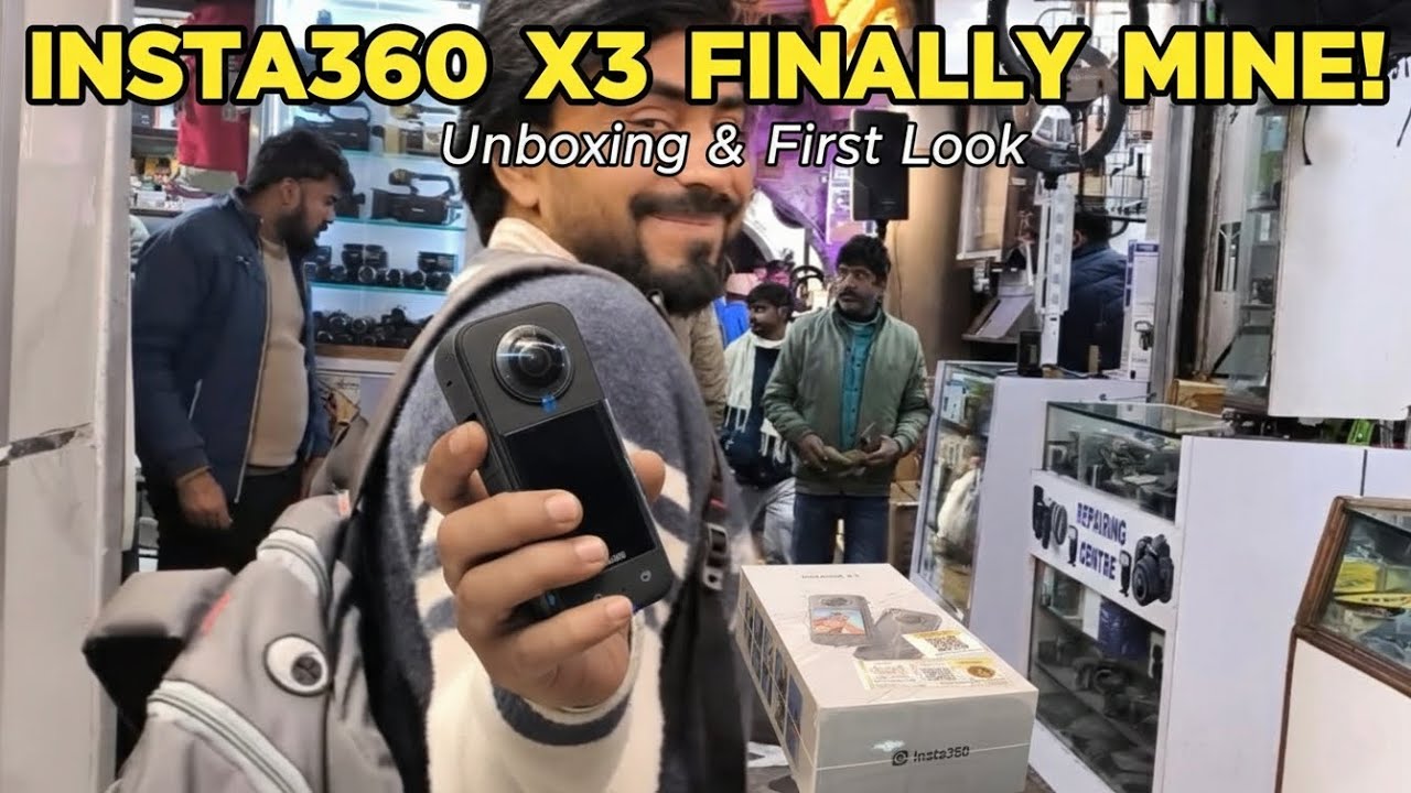 finally Buy Insta X3 camera insta 360  first look And futures  